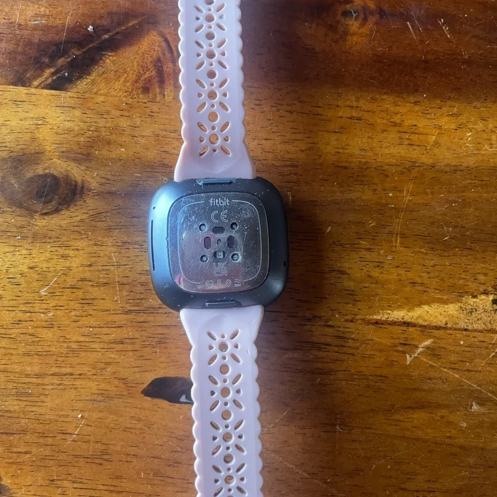Fitbit Sense with Pink Band